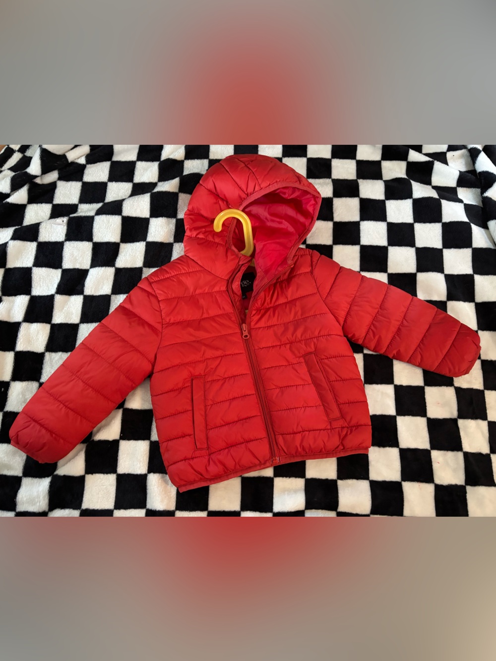 3T George orange winter puffer jacket